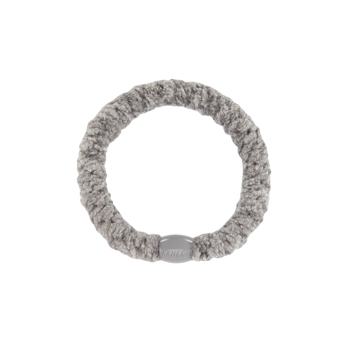 Kknekki Velvet Hair Band in Grey by Bon Dep