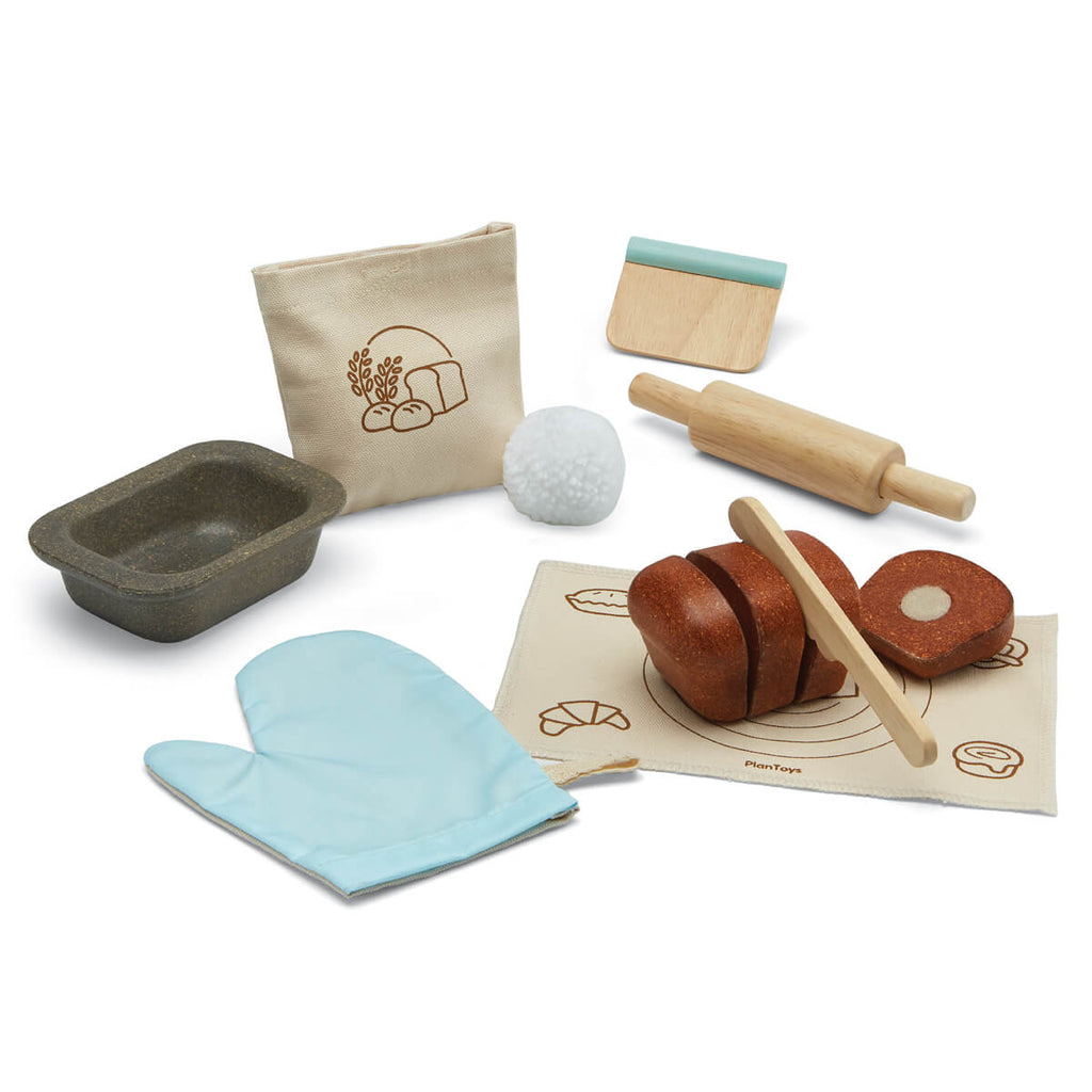 Bread Loaf Wooden Play Set by PlanToys