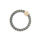 Gold Nugget Hair Band in Woven Azure Shimmer by byEloise