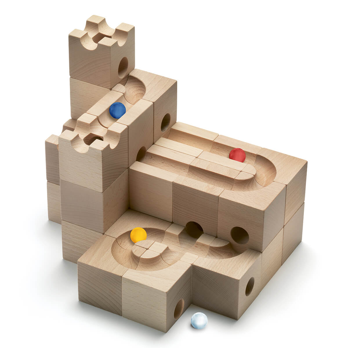Standard 32 Marble Run Set by Cuboro – Junior Edition