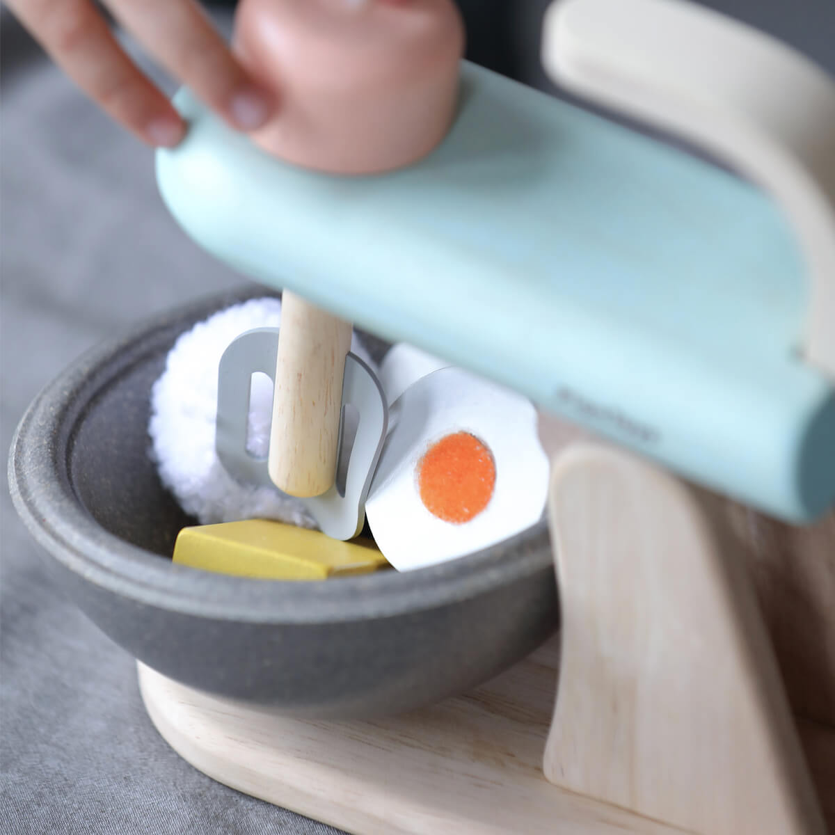 Cake Mixer Wooden Play Set by PlanToys