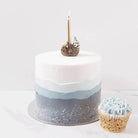 Sloth Party Animal Ceramic Cake Topper by Camp Hollow