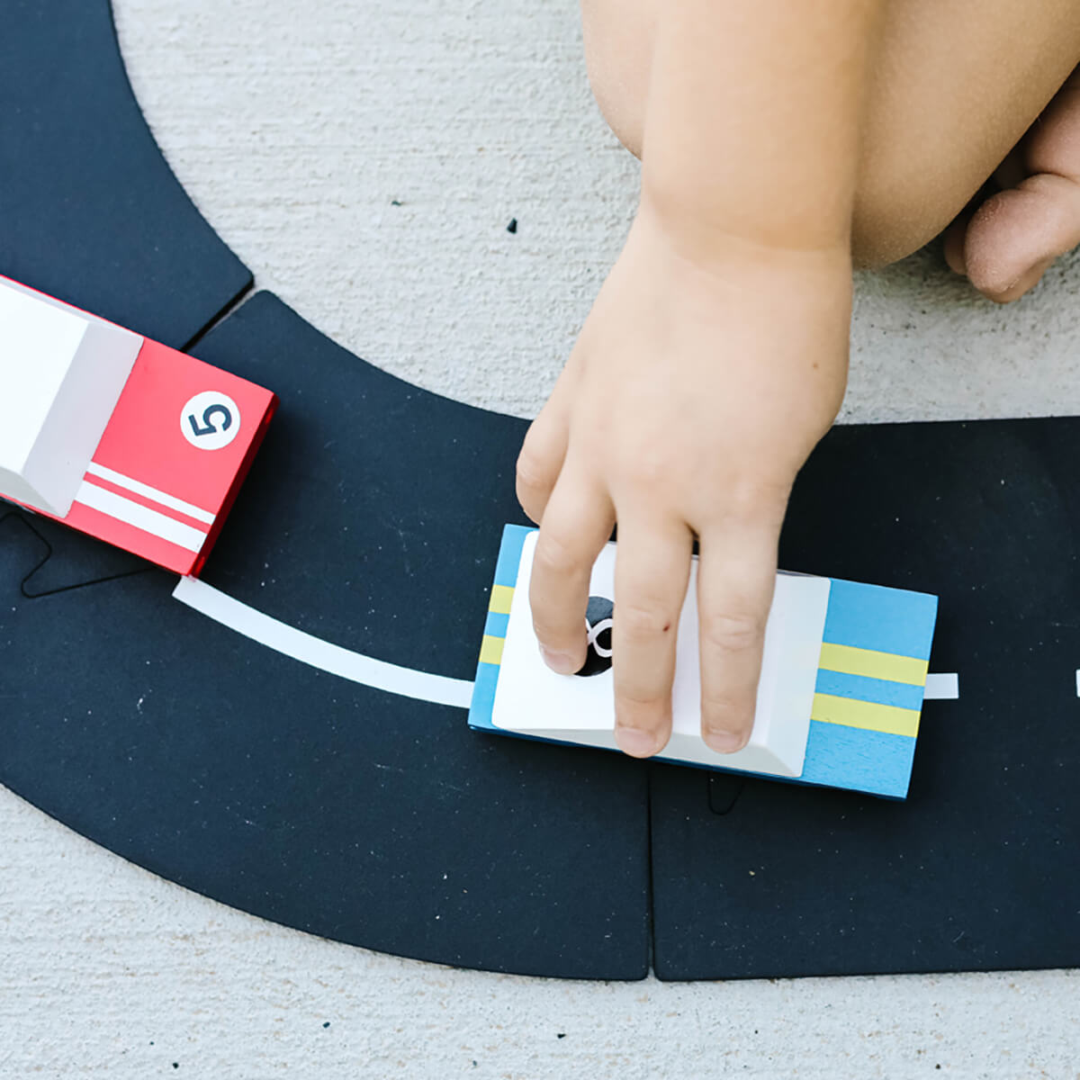 Blue Racer #8 Mini Candycar By Candylab Toys