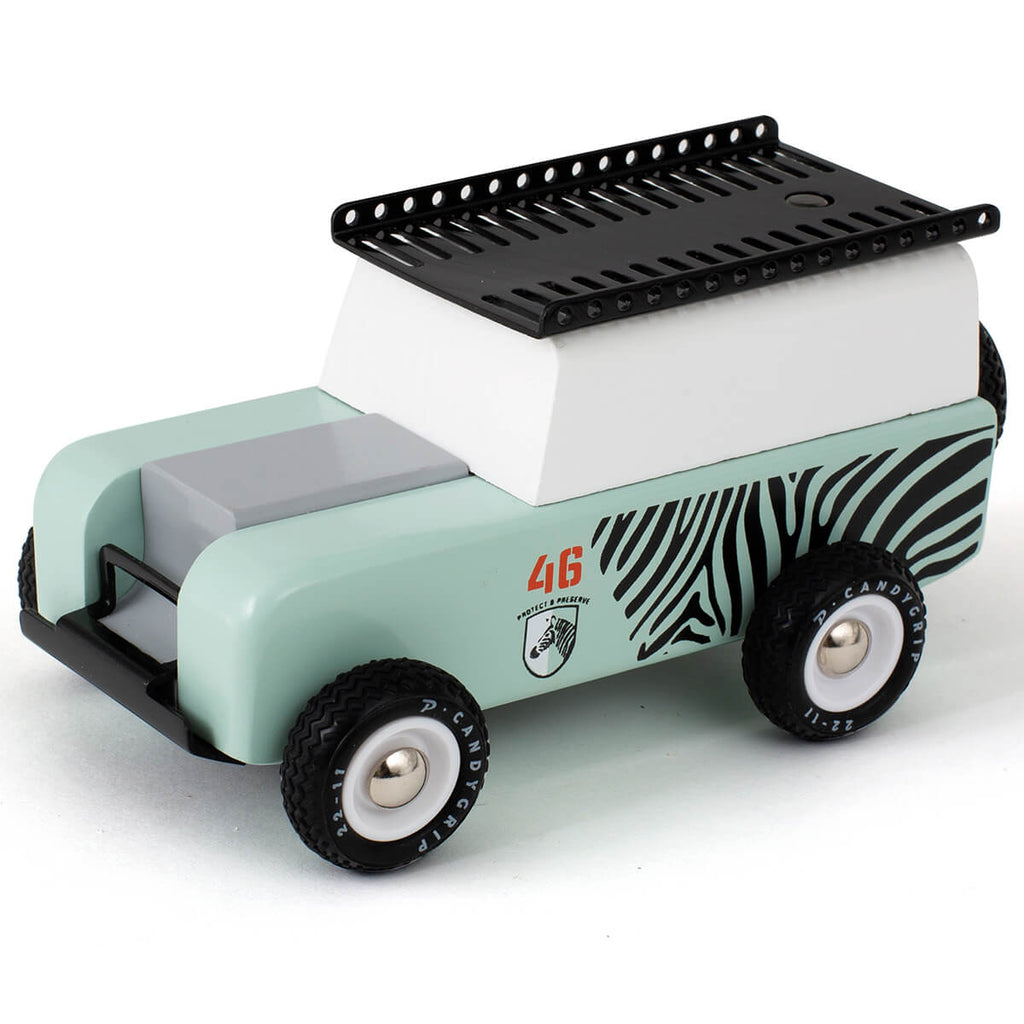 Drifter Zebra Car By Candylab Toys
