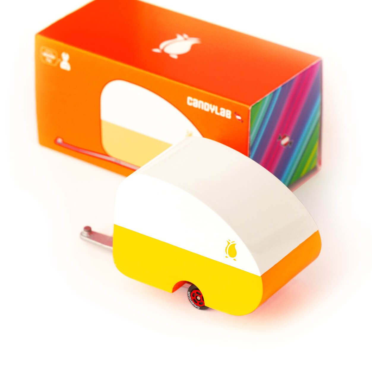 Rosebud Camper Trailer For Mini Candycar By Candylab Toys