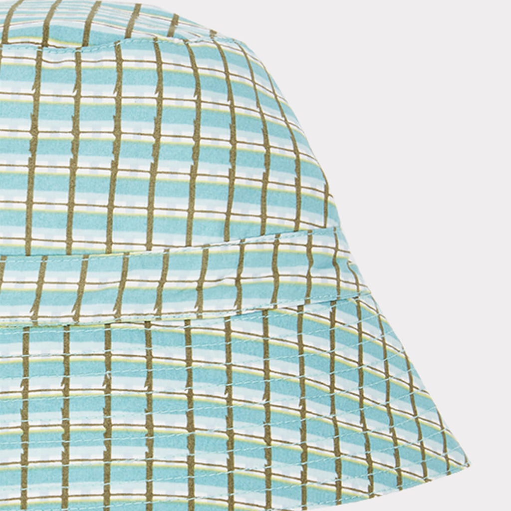 Wembley Baby Sun Hat in Tourmaline Painted Check by Caramel