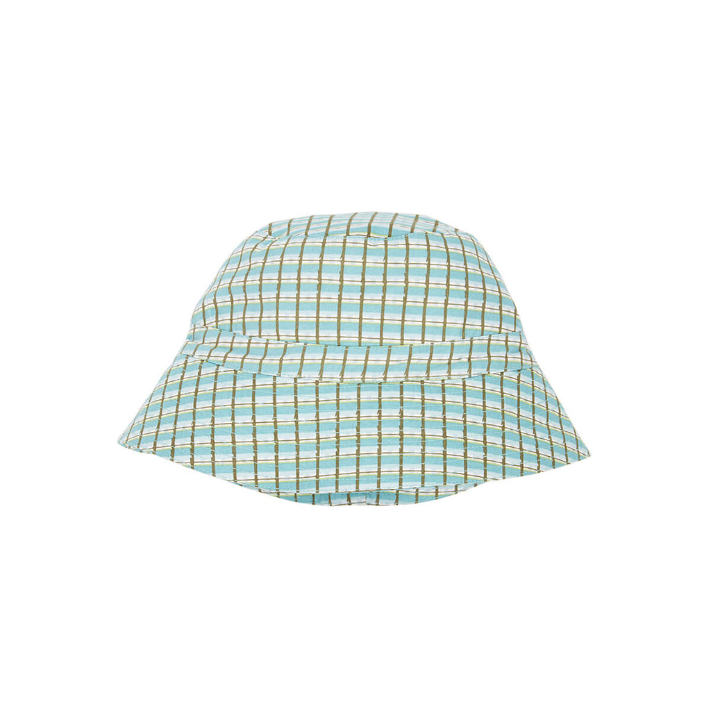Wembley Baby Sun Hat in Tourmaline Painted Check by Caramel