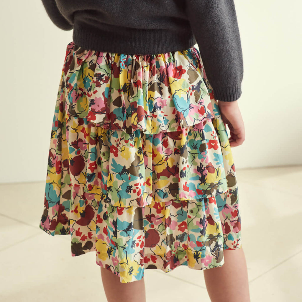 Flounder Skirt in Painted Flower by Caramel