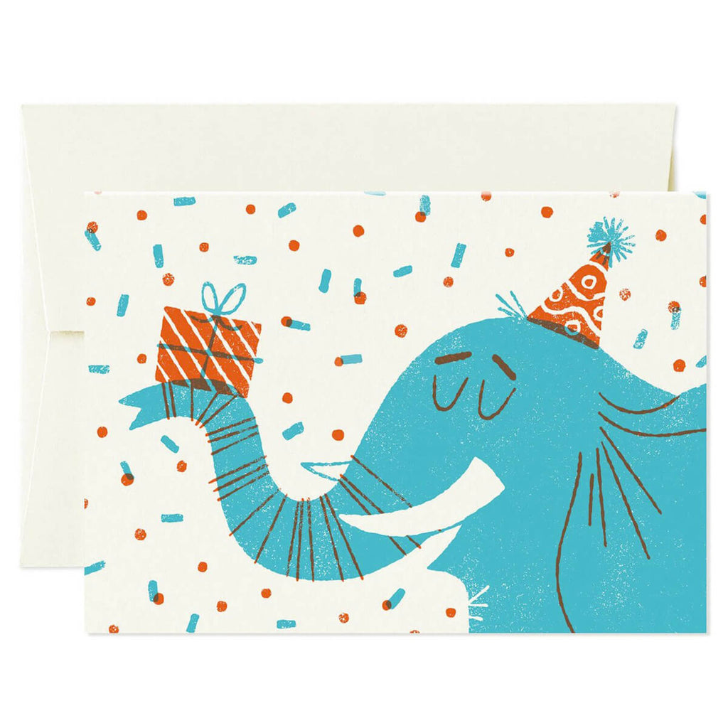 Elephant Greetings Card by Lydia Nichols for Card Nest