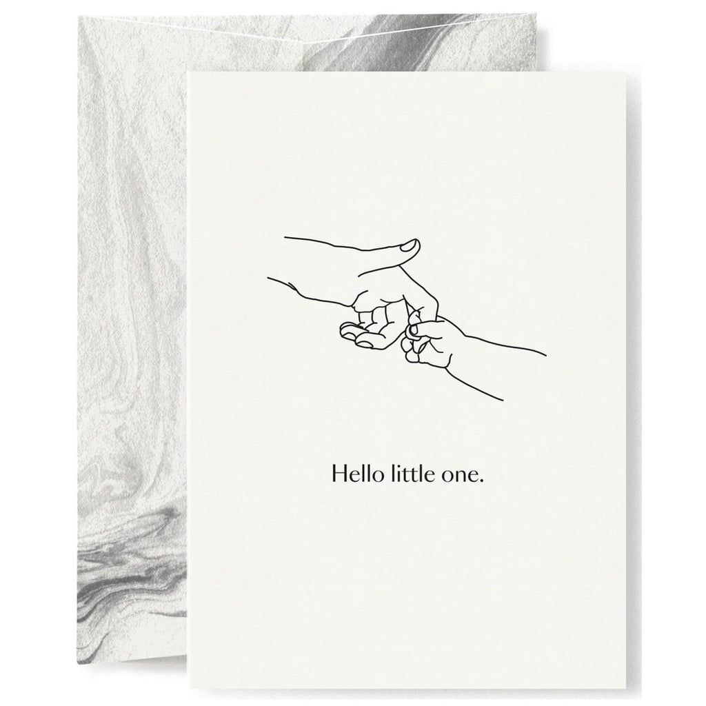 Hello Little One Greetings Card by Card Nest