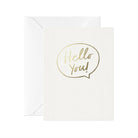 Hello You Mini Greetings Card by Leah Quinn for Card Nest