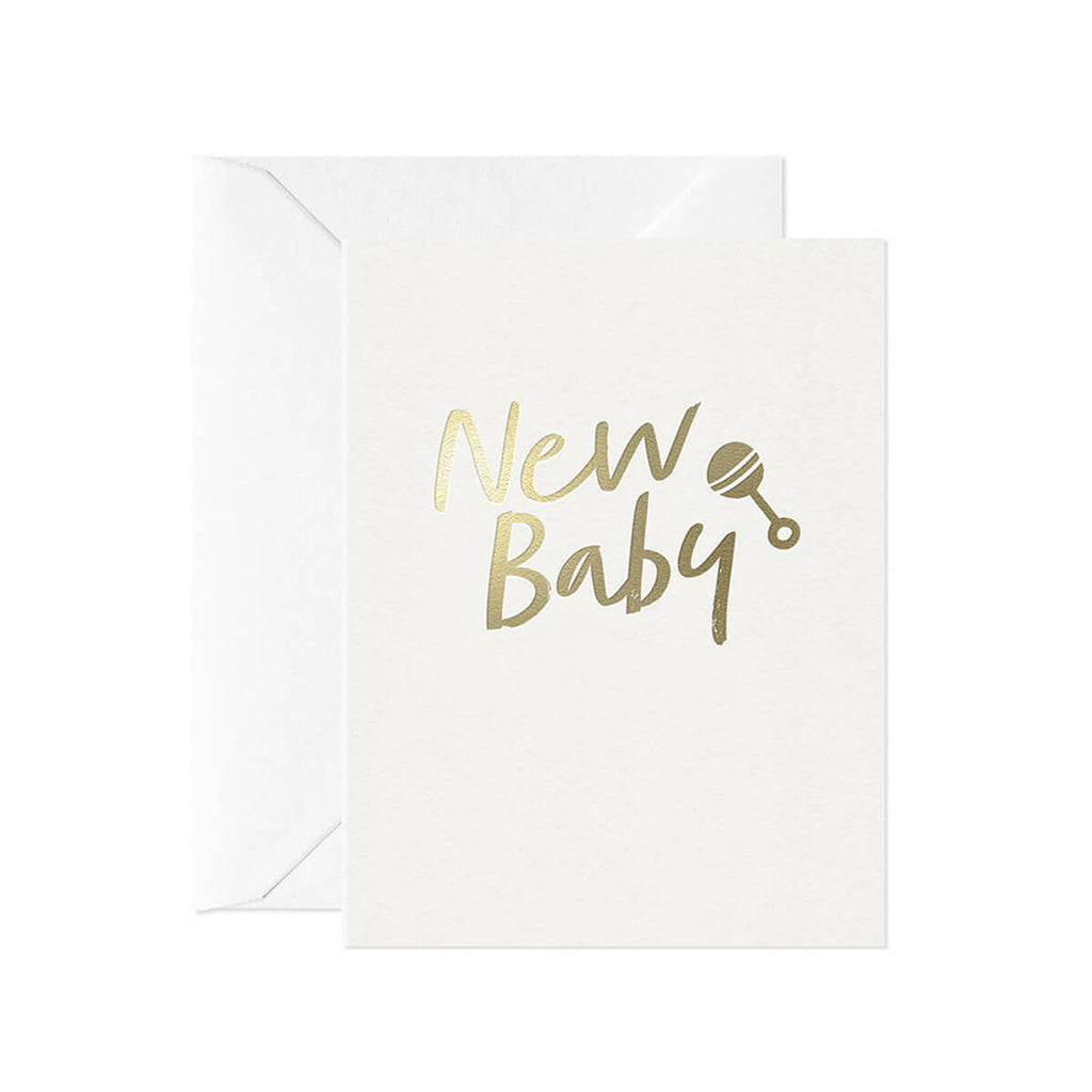 New Baby Mini Greetings Card by Leah Quinn for Card Nest