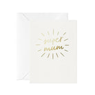 Super Mum Mini Greetings Card by Leah Quinn for Card Nest