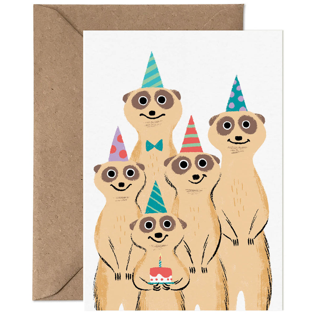 Happy Birthday From Us Greetings Card by Carolina Buzio for Card Nest