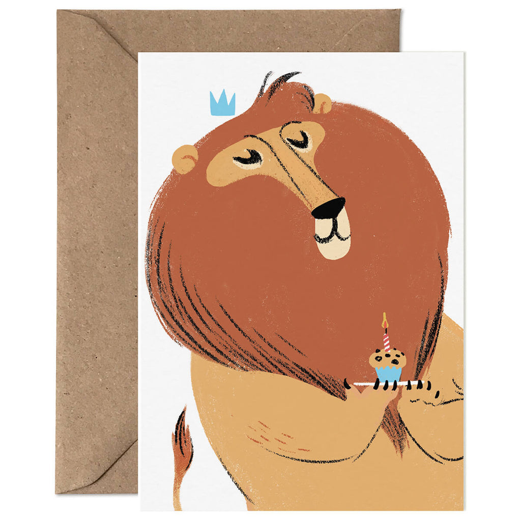 Roaring Birthday Greetings Card by Carolina Buzio for Card Nest