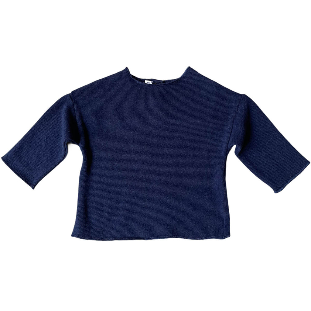 Billie Warm Cotton Blouse in Blue by Co Label