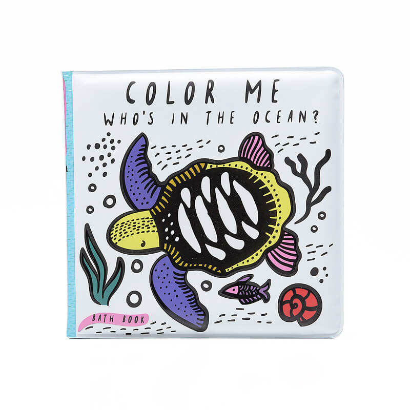 Colour Me: Who's In The Ocean? Baby's First Bath Book By Surya Sajnani
