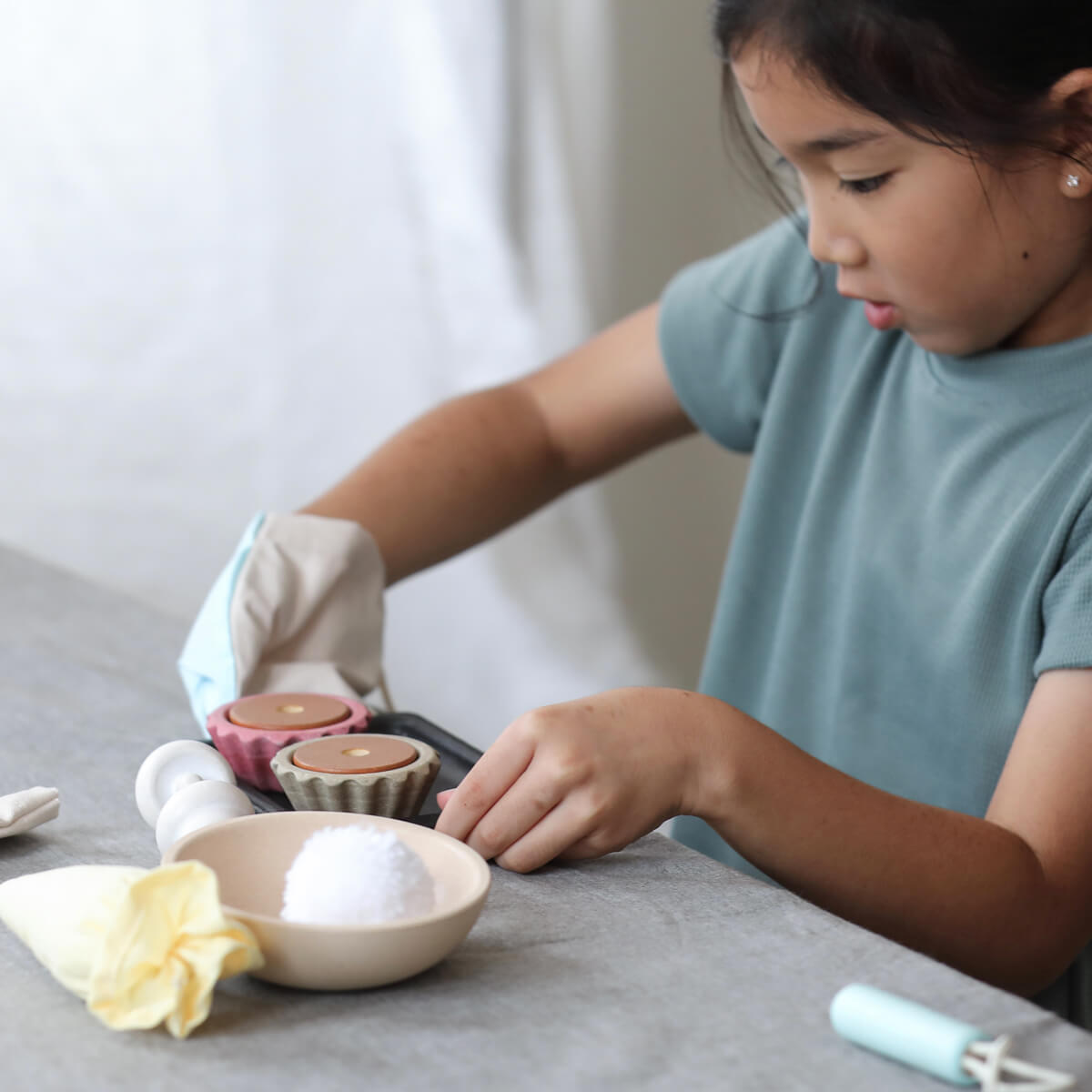 Cupcake Wooden Play Set by PlanToys