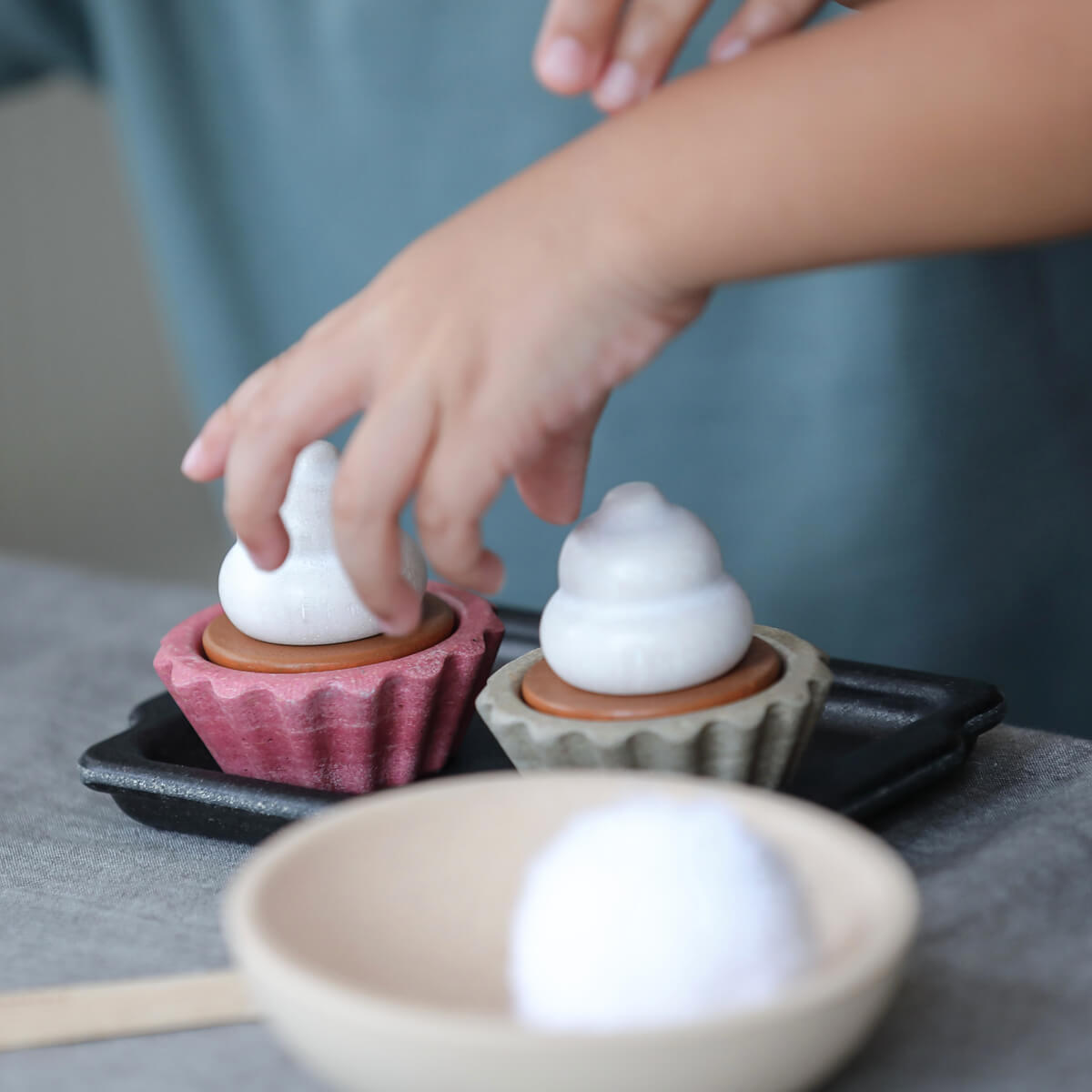Cupcake Wooden Play Set by PlanToys