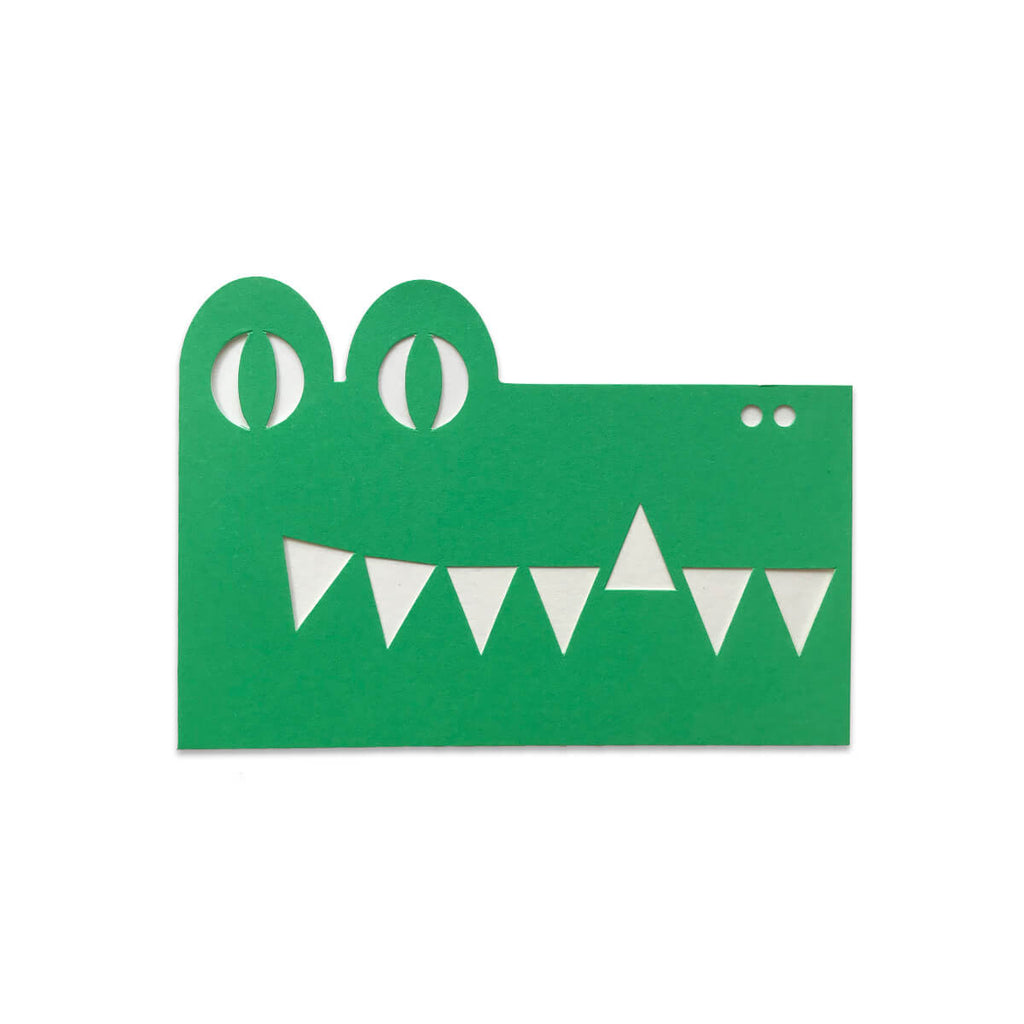 Crocodile Greetings Card by Cut&Make