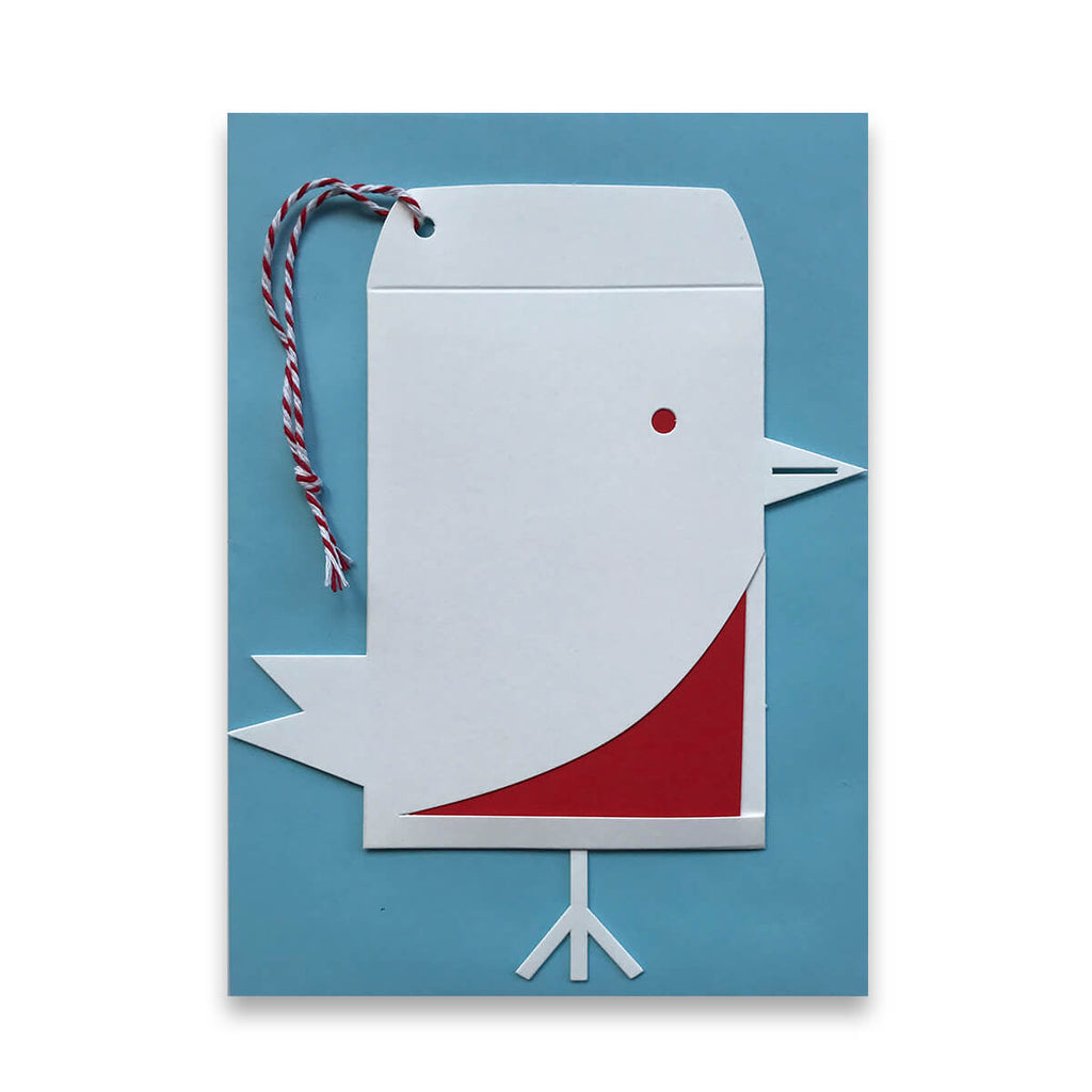 Robin Envelope Gift Tag / Greetings Card by Cut&Make