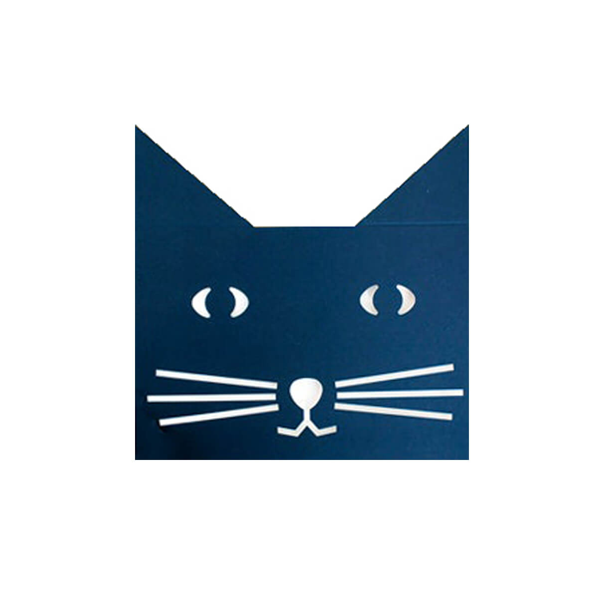 The Black Cat Greetings Card by Cut&Make