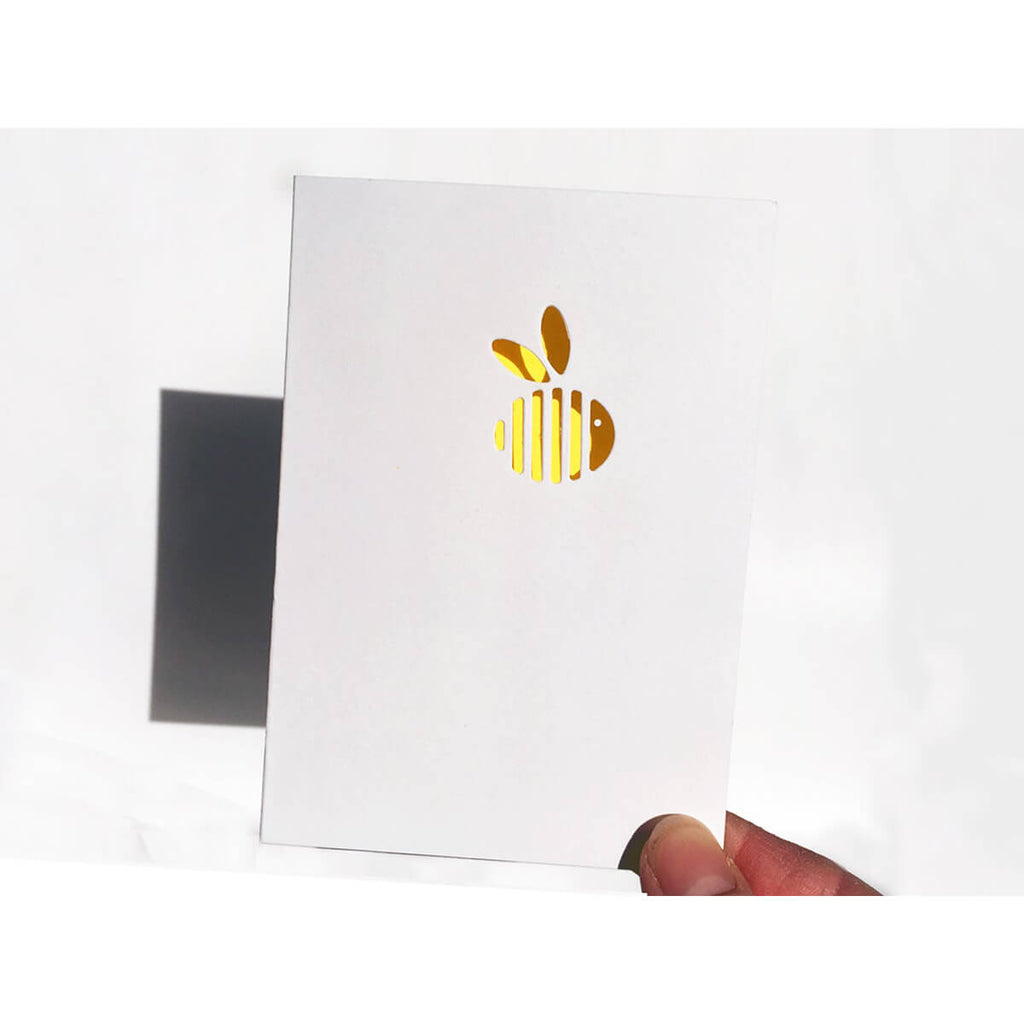 Bumblebee Greetings Card by Cut&Make