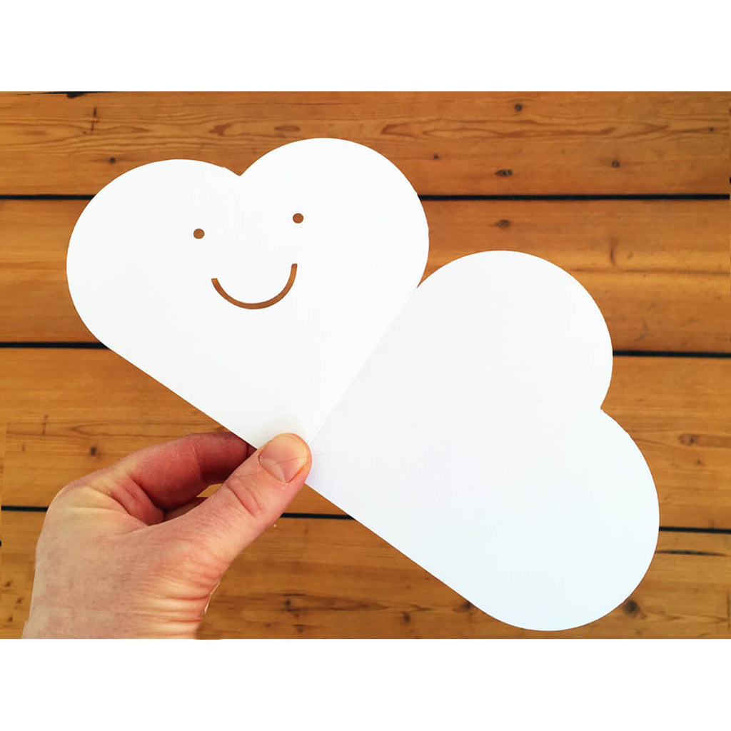 Happy Heart Greetings Card by Cut&Make