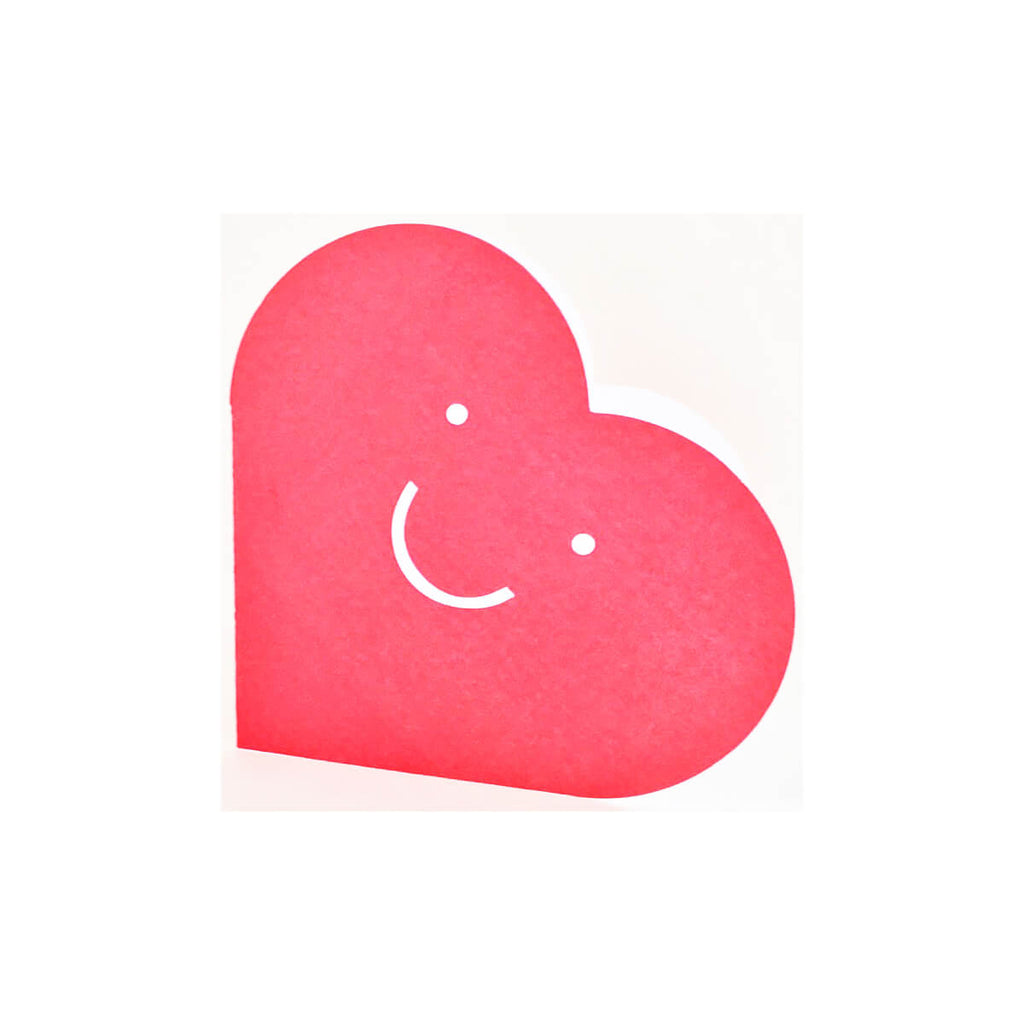 Happy Heart Greetings Card by Cut&Make