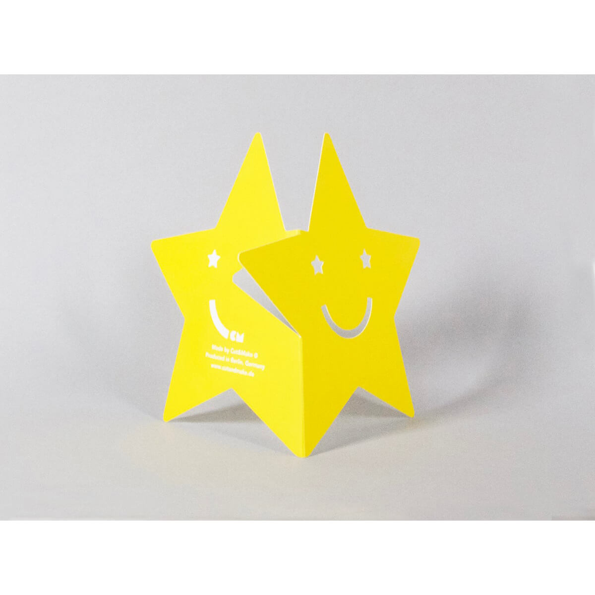 Happy Star Greetings Card by Cut&Make