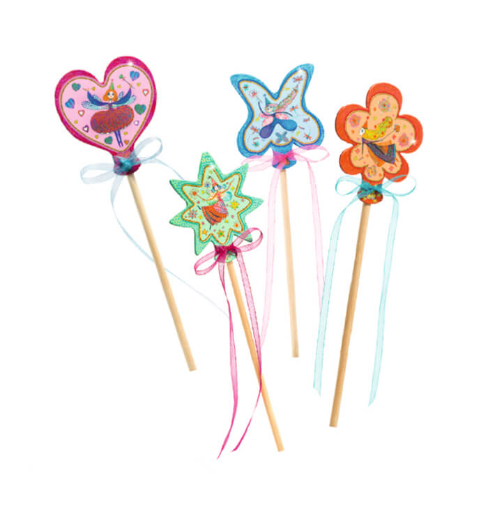 Little Fairies Magic Wands DIY Craft Kit by Djeco