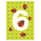 Ladybirds Greetings Card by Dicky Bird