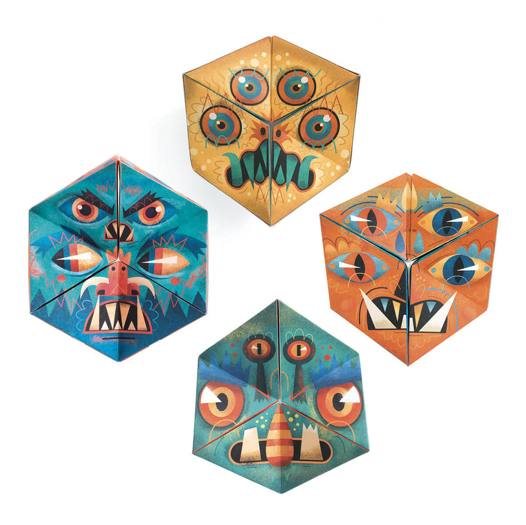 Flex-Monsters Kaleidocycles Folding Art Craft Kit by Djeco