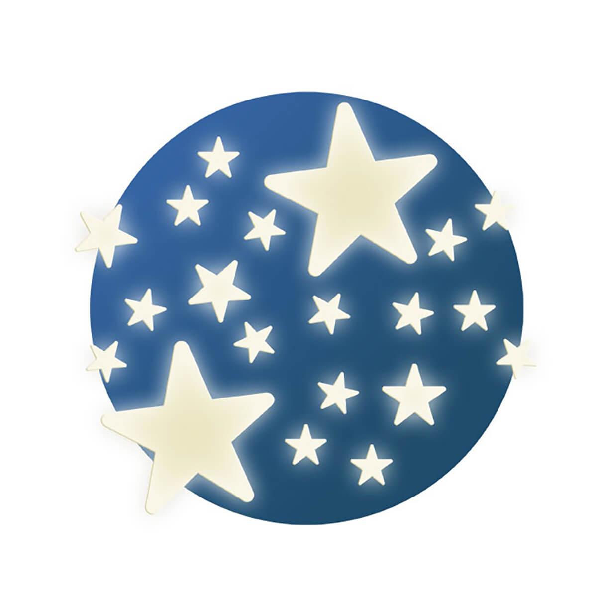 Glow In The Dark Stars Wall Stickers by Djeco