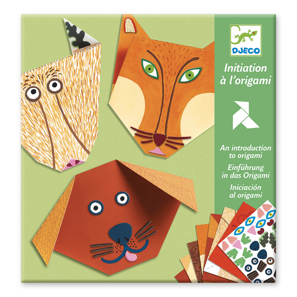 Animals Introduction to Origami Craft Kit by Djeco