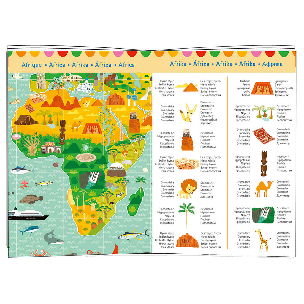 Around The World 200 Piece Observation Jigsaw Puzzle by Djeco