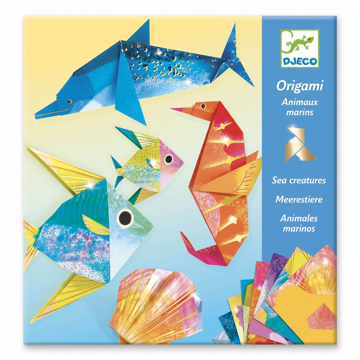 Sea Creatures Origami Craft Kit by Djeco