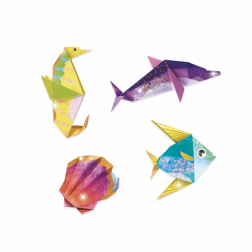 Sea Creatures Origami Craft Kit by Djeco