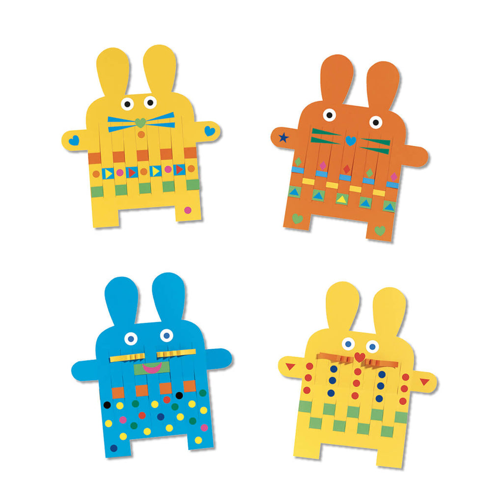 Paperweaving And Stickers: Bunnies by Djeco