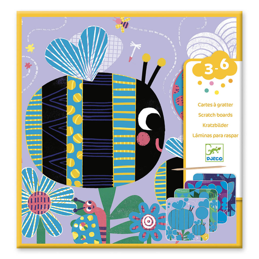 Scratch Boards For Little Ones: Bugs by Djeco