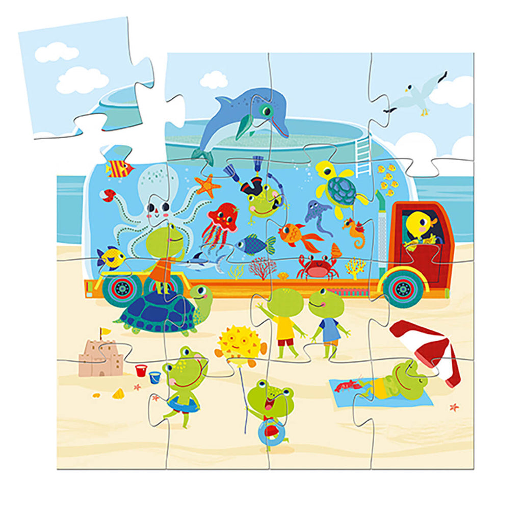 The Aquarium 16 Piece Jigsaw Puzzle by Djeco