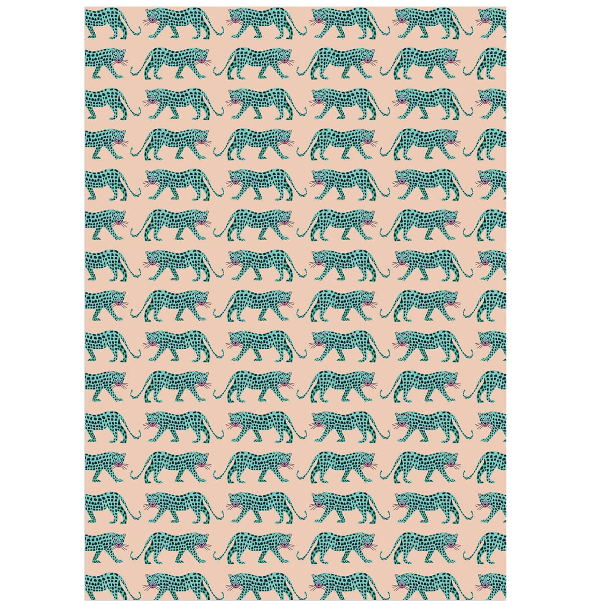 Leopards Gift Wrap by Elena Essex for Earlybird Designs