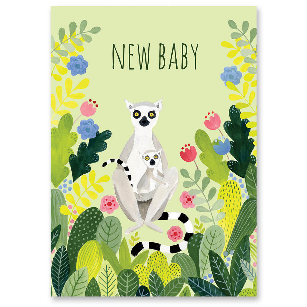 New Baby Greetings Card by Bex Parkin for Earlybird Designs