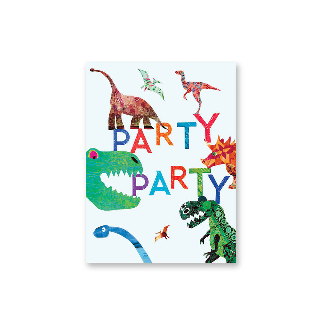 Dinosaur Party Invite Pack by Dominic Early for Earlybird Designs