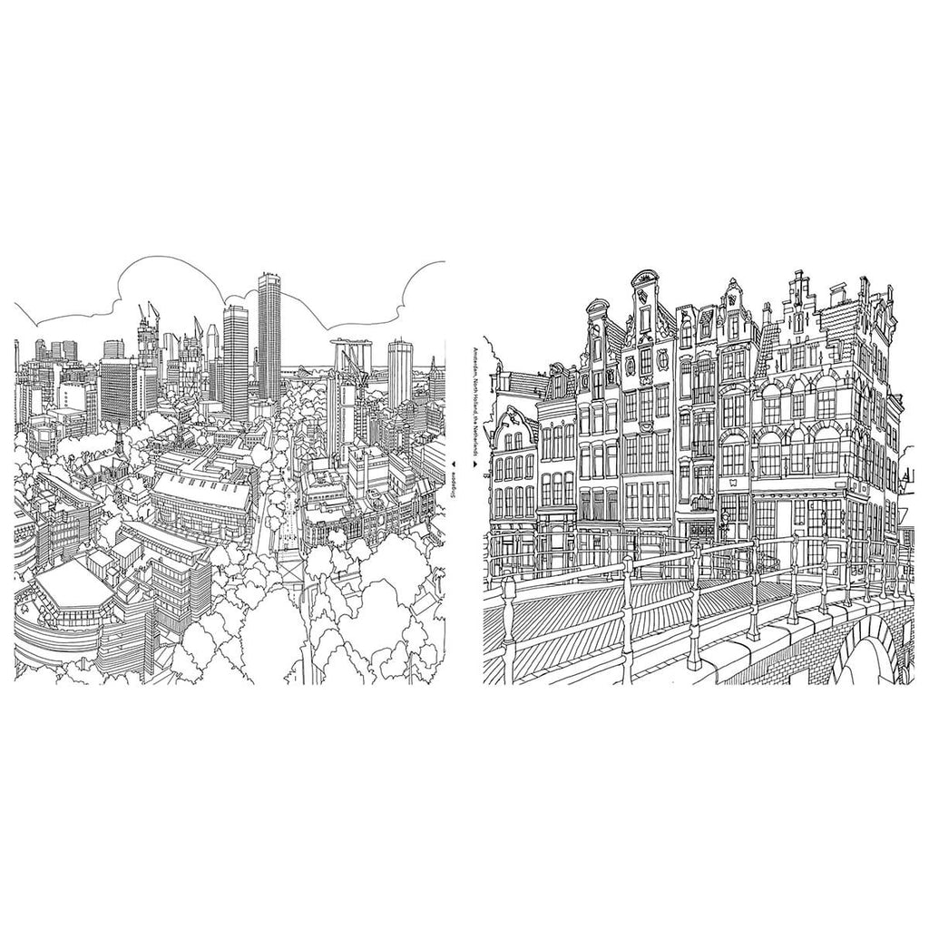 Fantastic Cities: A Colouring Book of Amazing Places Real and Imagined by Steve McDonald