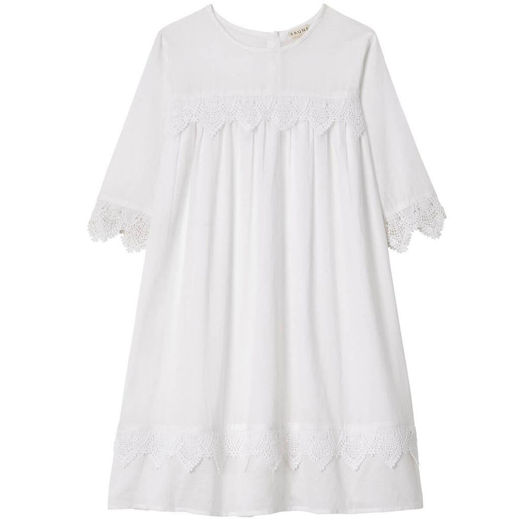 The Robin Nightdress in Pure White by Faune