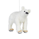 Polar Bear Christmas Tree Decoration by Felt So Good