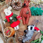 Bear With Christmas Tree Decoration by Felt So Good