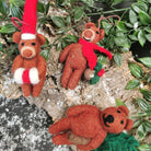 Bear With Christmas Tree Decoration by Felt So Good