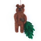 Bear With Christmas Tree Decoration by Felt So Good